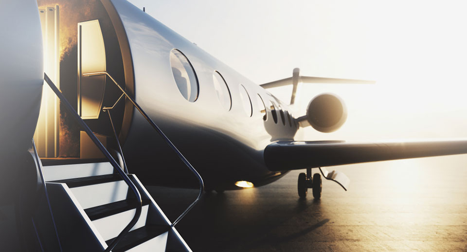 Business private jet
